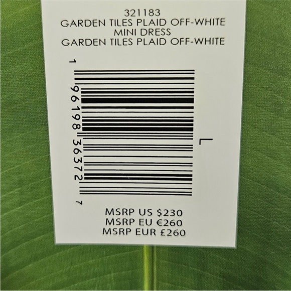 NEW With Tags Farm Rio Garden Tiles Linen Mini Dress - Picture 6 of 10